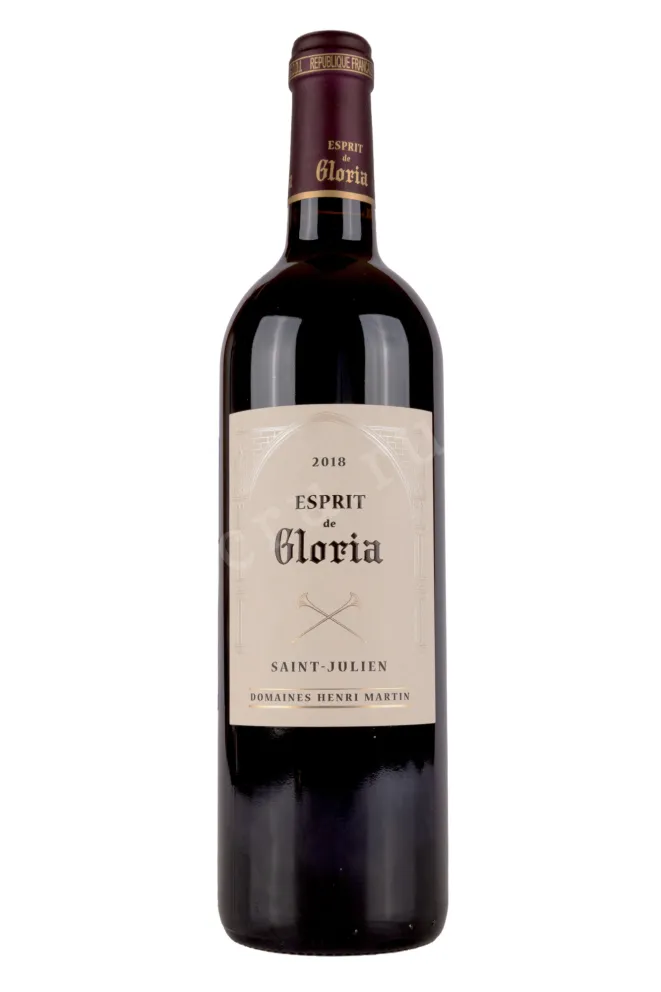 Вино Esprit de Gloria Saint-Julien Domaines Henri Martin 2018 0.75 л