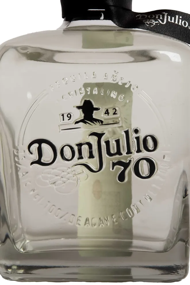 Этикетка Don Julio 70 Cristalino Anejo gift box 0.75 л