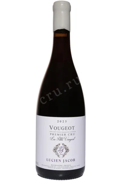 Вино Lucien Jacob Vougeot Premier Cru «Les Petits Vougeots» 2023 0.75 л