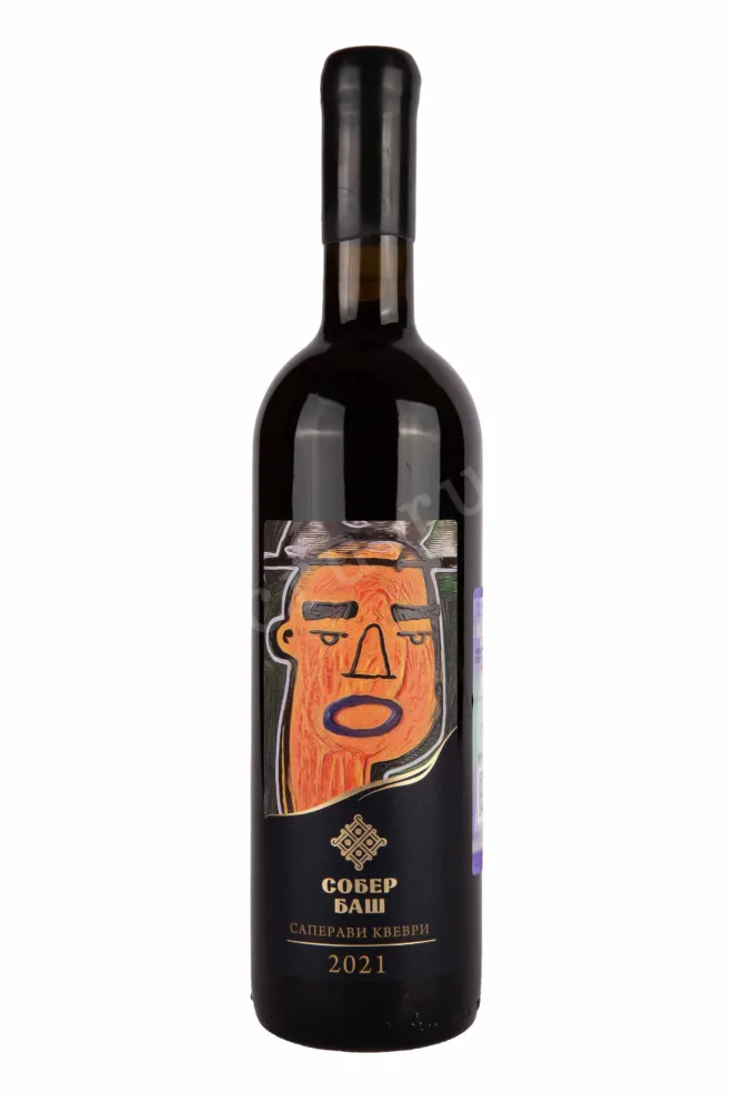Вино Собер Баш Грани Саперави Квеври 2021 0.75 л