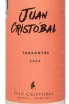 Этикетка Juan Cristóbal Torrontes 2024 0.75 л
