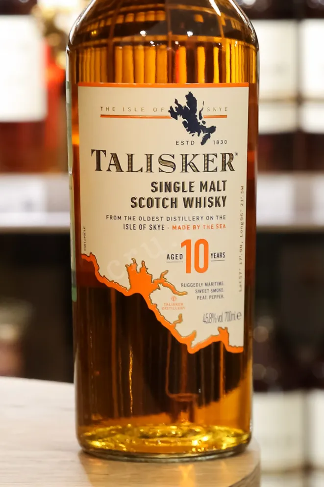 В магазине Крю Профи Talisker 10 Years Old in gift box with glass 0.7 л