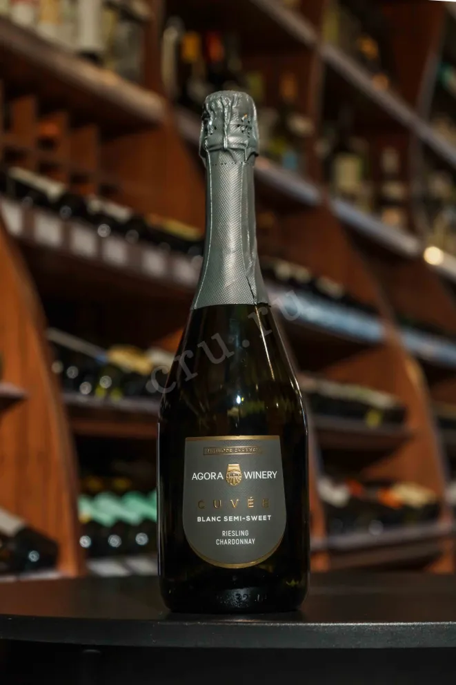 В магазине Крю Профи Agora Cuvee Riesling Chardonnay in gift box 2024 0.75 л