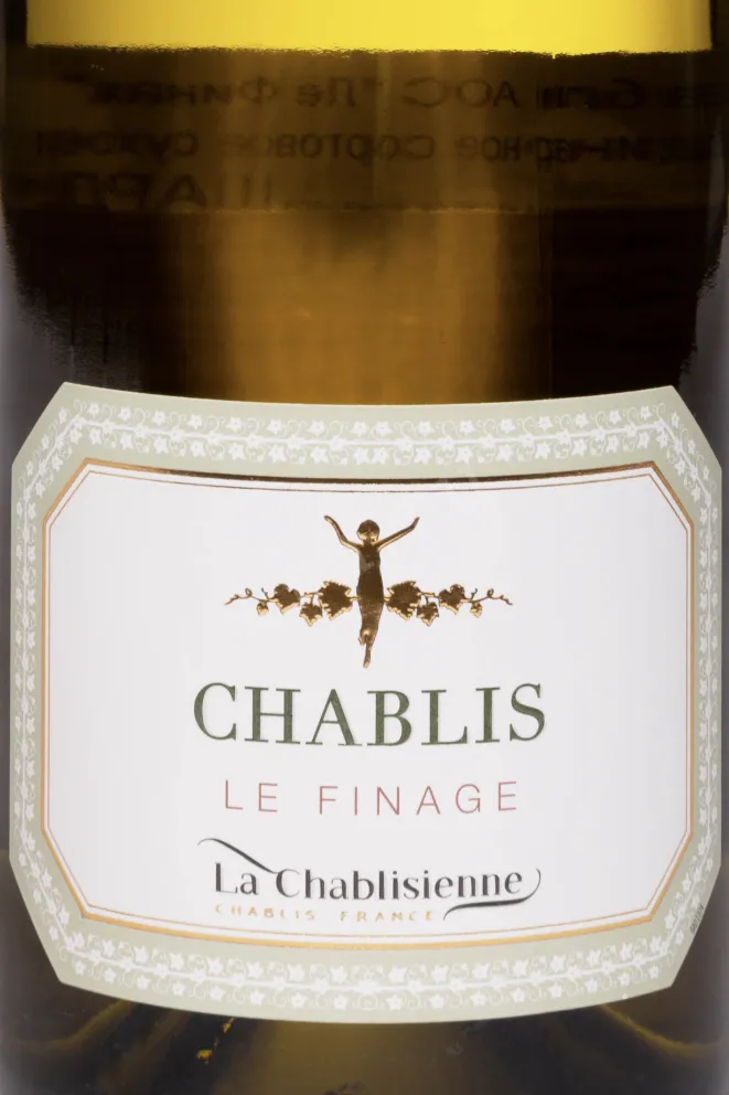 Этикетка La Chablisienne Chablis AOC Le Finage 2022 0.75 л