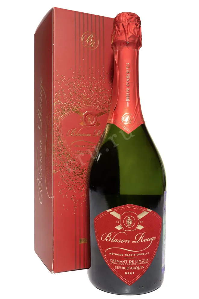 Игристое вино Blason Rouge Cremant de Limoux in gift box 2020 0.75 л