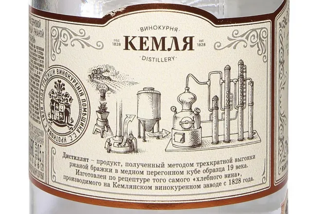Контрэтикетка Samovar Rjanoi 0.5 л