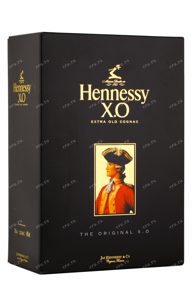 Подарочная коробка Hennessy XO 0.7 л