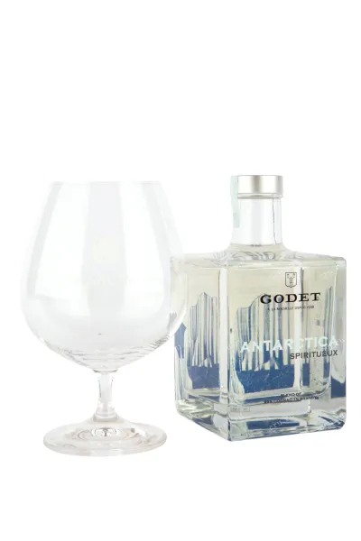 Коньяк Godet Antarctica Folle Blanche giftset with 1 glass  0.5 л