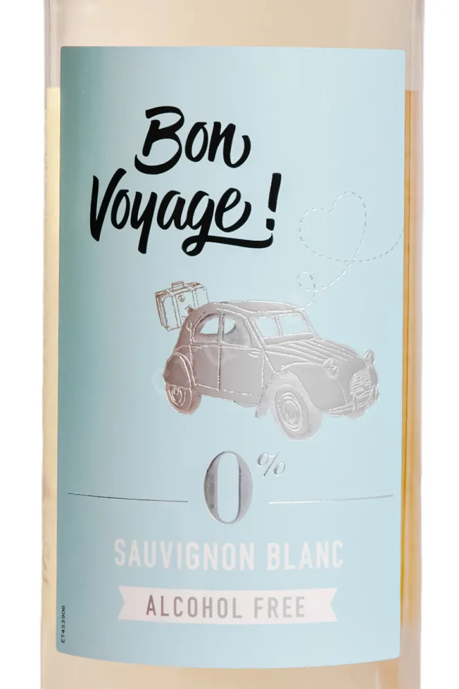 Этикетка Bon Voyage Sauvignon Blanc 2024 0.75 л