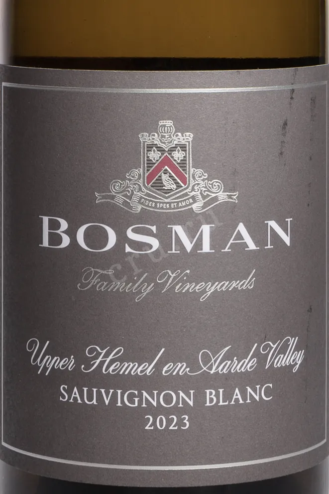 Этикетка Bosman Sauvignon Blanc 2023 0.75 л