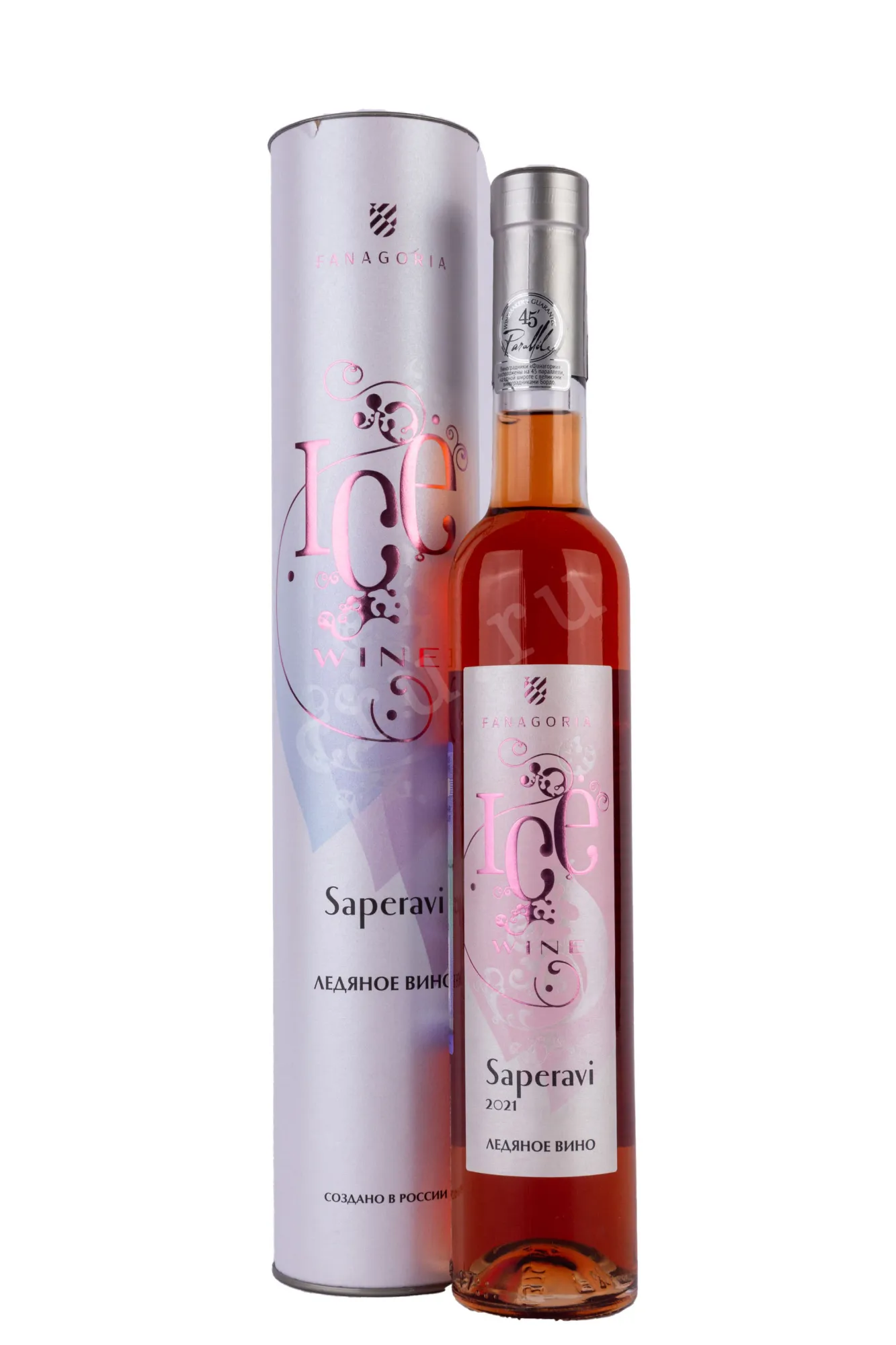 Фото — Вино Фанагория Саперави Ледяное Вино  в тубе 2021 0.375 л