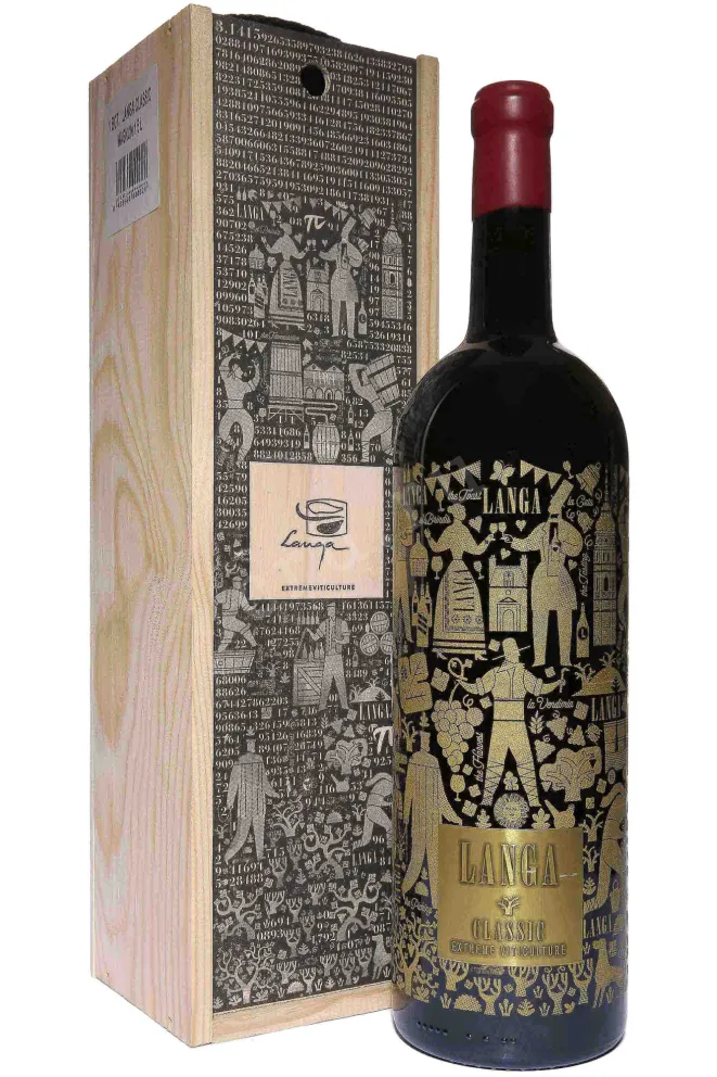 Вино Langa Garnacha Centenaria DO in wooden box 2020 1.5 л