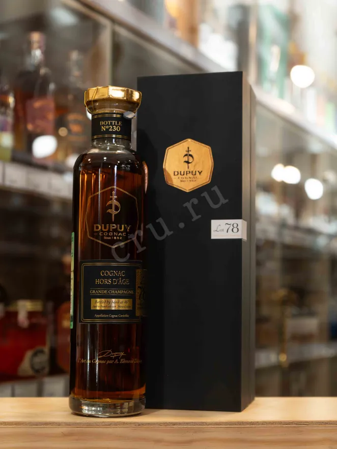 Коньяк Dupuy Lot 78 Hors d'Age Grand Champagne AOC in gift box  0.7 л