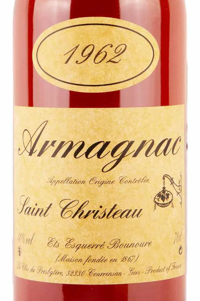Арманьяк Saint-Christeau 1962 0.7 л