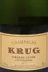 Этикетка Krug Grande Cuvee in gift box 2017 0.75 л