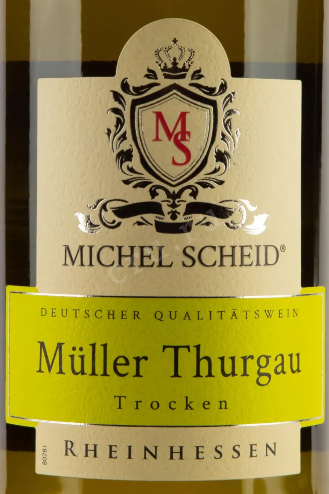 Этикетка Michel Scheid Muller Thurgau 2021 0.75 л