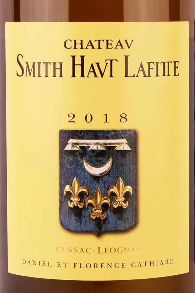 Этикетка Chateau Smith Haut Lafitte Pessac-Leognan Grand Cru Classe 2018 0.75 л