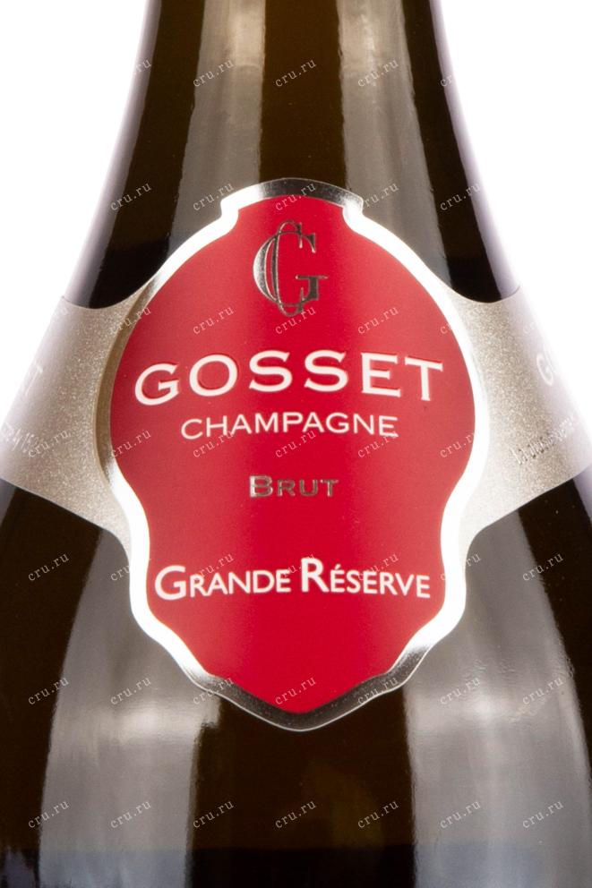Этикетка игристого вина Gosset Brut Grande Reserve 0.375 л