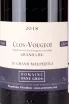 Этикетка Domaine Anne Gros Clos Vougeot Grand Cru Le Grand Maupertui 2018 0.75 л
