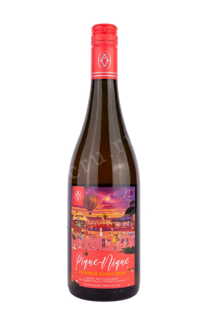 Вино Алма Велли Пикник розовое полусухое 2021 0.75 л