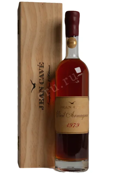 Арманьяк Jean Cave Vieil Armagnac AOC wooden box 1979 0.7 л