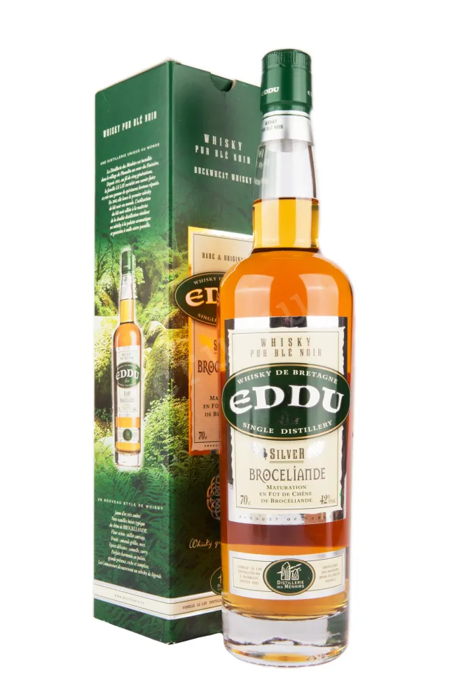 Виски Eddu Silver Broceliande gift box  0.7 л