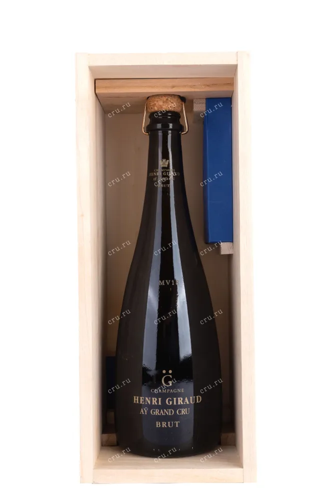 В деревянной коробке Henri Giraud MV wooden box 2018 0.75 л