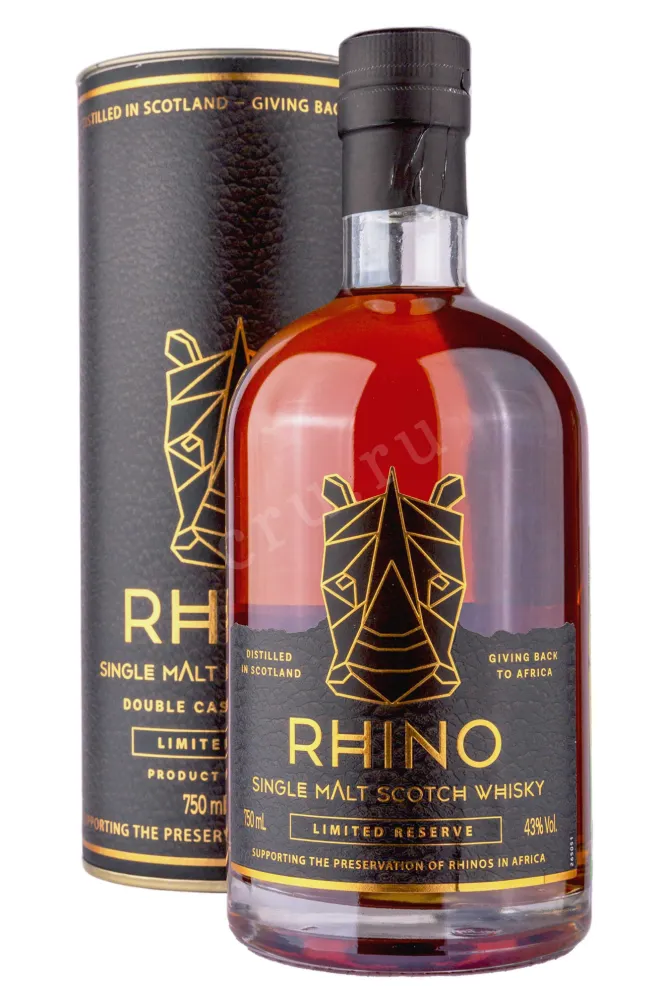 Виски Rhino in tube  0.75 л