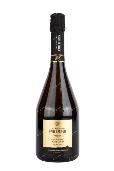 Шампанское Paul Lebrun Marie Louise Grand Cru Blanc De Blancs 2015 0.75 л