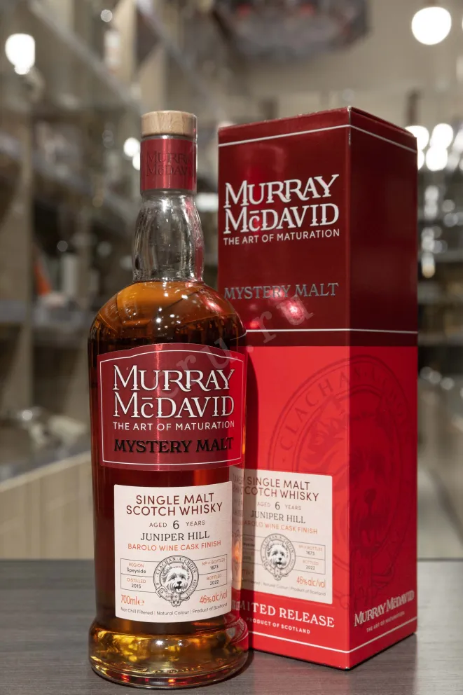 В магазине Крю Профи Murray McDavid Mystery Malt Juniper Hill 6 Years Old gift box 0.7 л