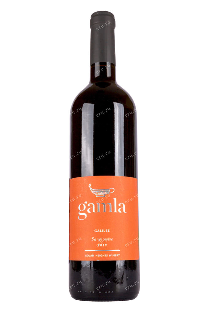 Вино Gamla Sangiovese 2019 0.75 л