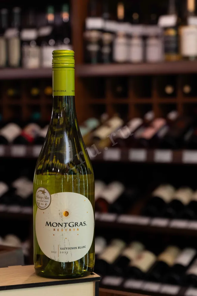 В магазине Крю Профи Montgras Reserva Sauvignon Blanc Leyda Valley DO 2023 0.75 л
