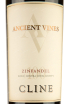 Этикетка Cline Ancient Vines Zinfandel 2018 0.75 л