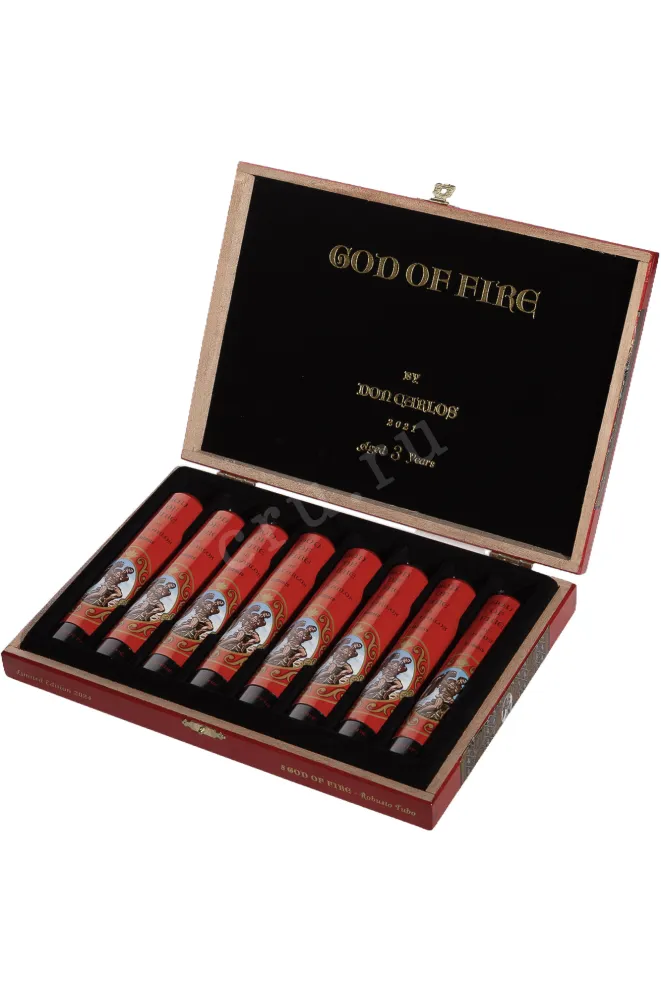 Сигары God of Fire by Don Carlos Robusto Tubos *8