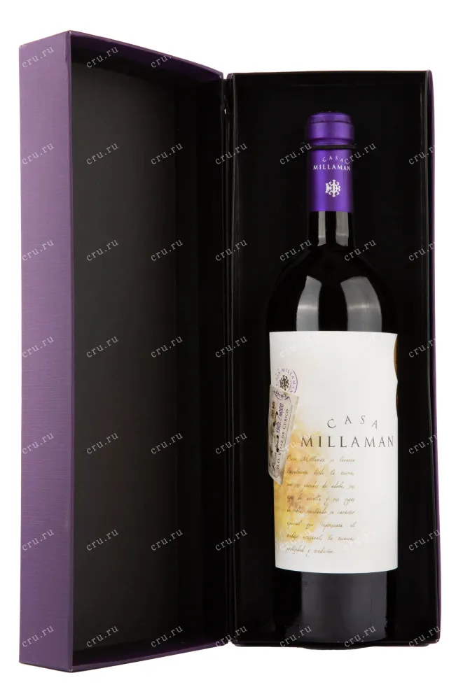 Вино Casa Millaman with gift box 2015 0.75 л