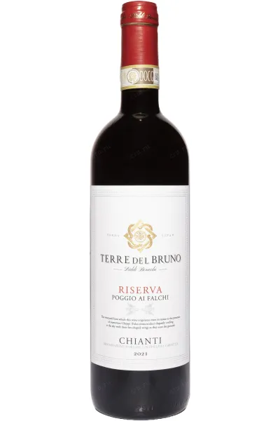 Вино Terre del Bruno Riserva Poggio ai Falchi Chianti 2022 0.75 л