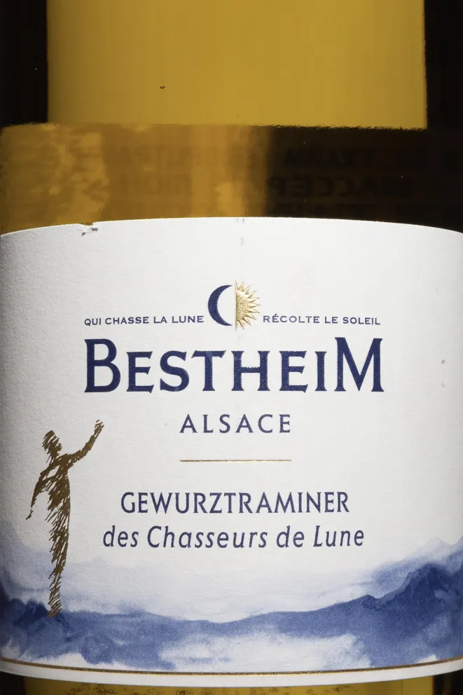 Этикетка Alsace Bestheim Gewurztraminer des Chasseurs de Lune 2021 0.75 л