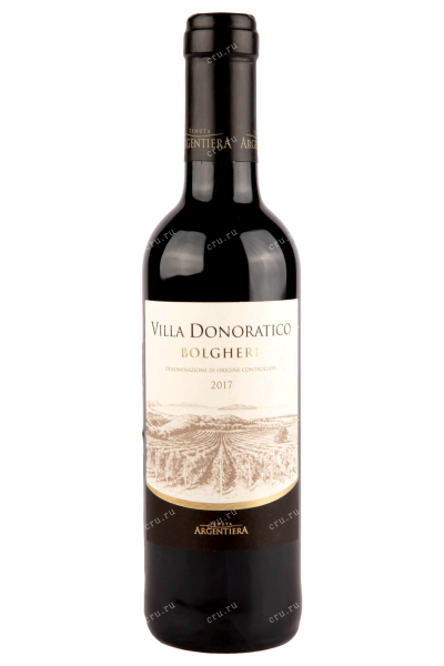 Вино Argentiera Villa Donoratico 2017 0.375 л