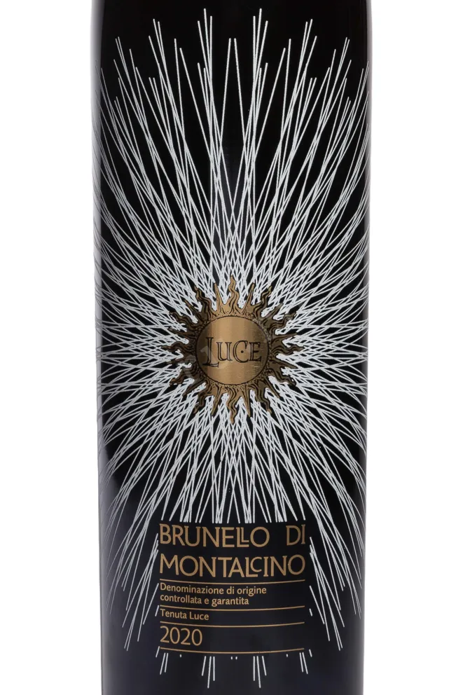 Этикетка Luce Brunello Di Monatlcino DOCG 2020 0.75 л