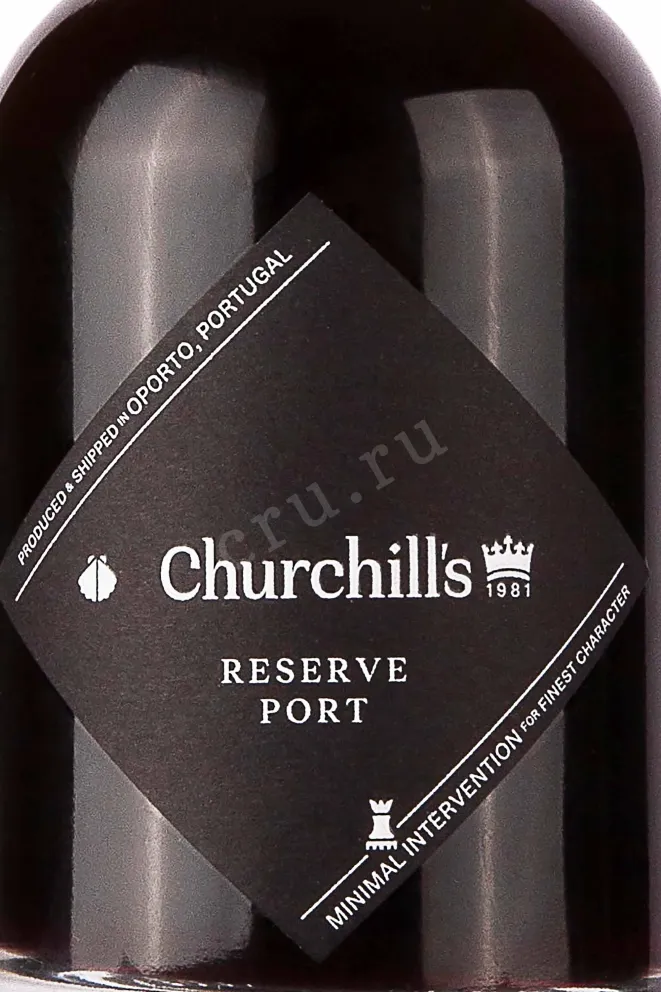 Этикетка Churchills Reserve Port 2018 0.2 л