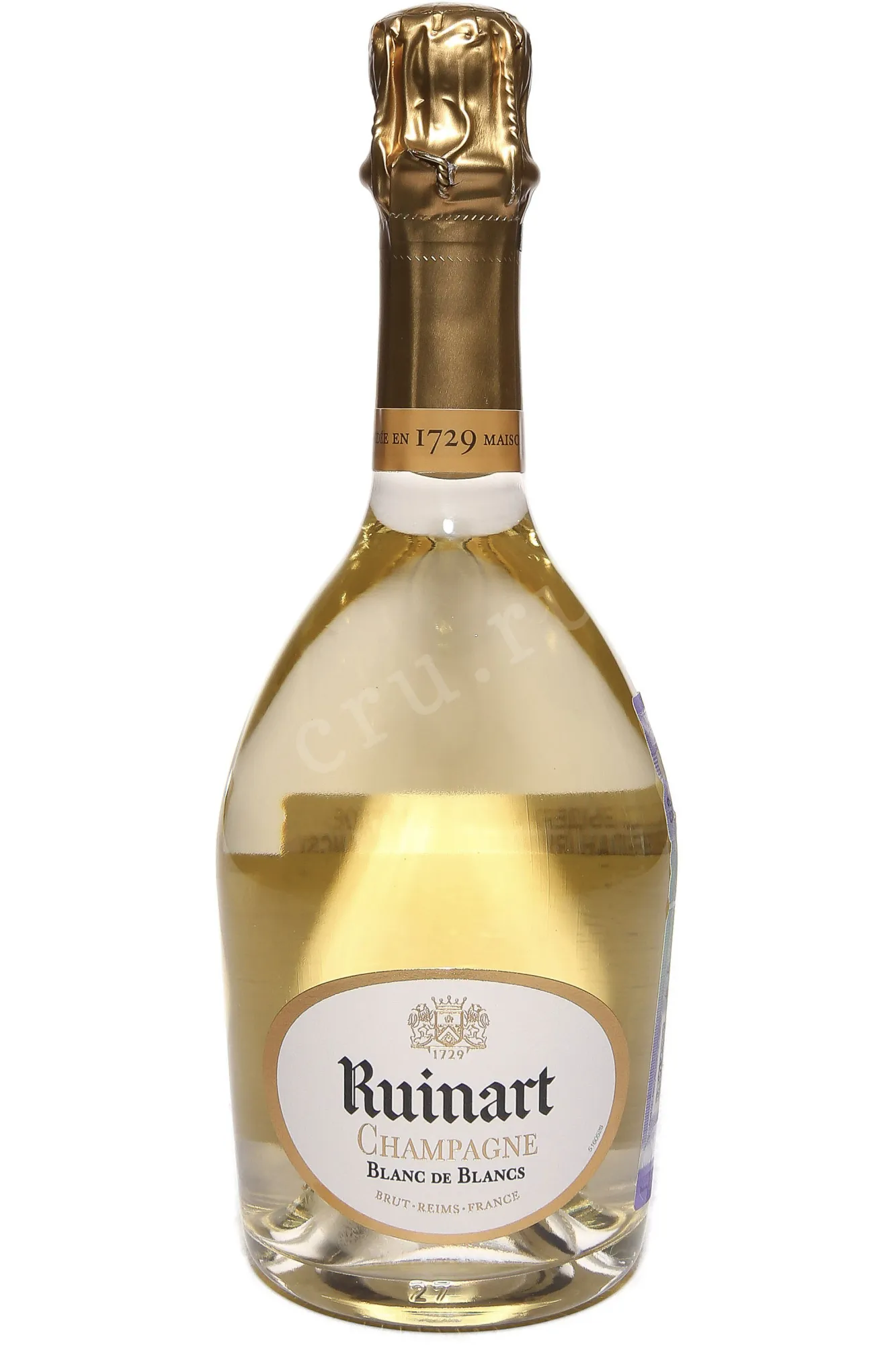 Фото — Шампанское Ruinart Blanc de Blancs 2019 0.375 л