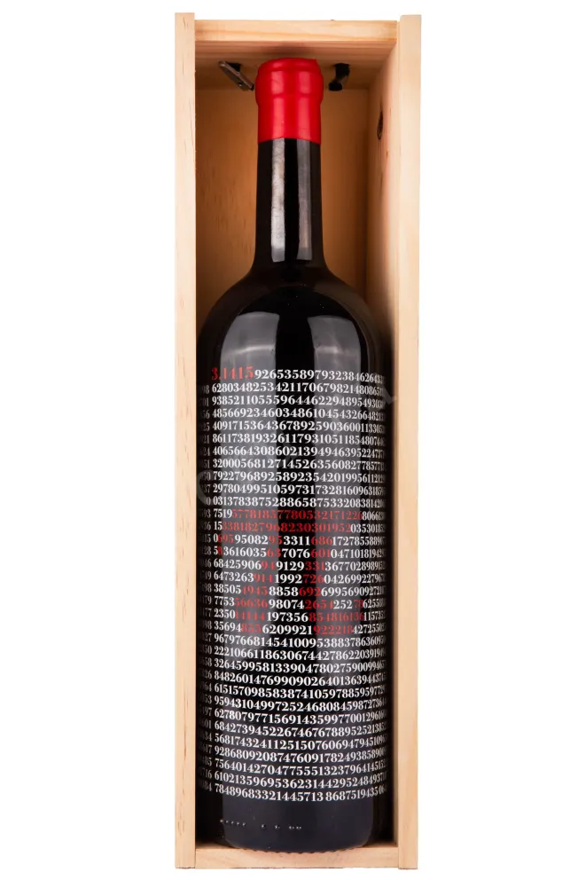 Вино Pi 3,1415 in wooden box 2020 1.5 л