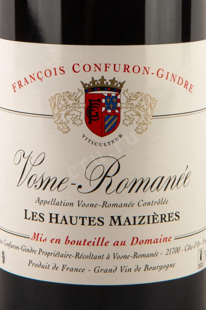 Этикетка Vosne-Romanee Francois Confuron-Gindre Les Hautes Maiziers 2019 0.75 л