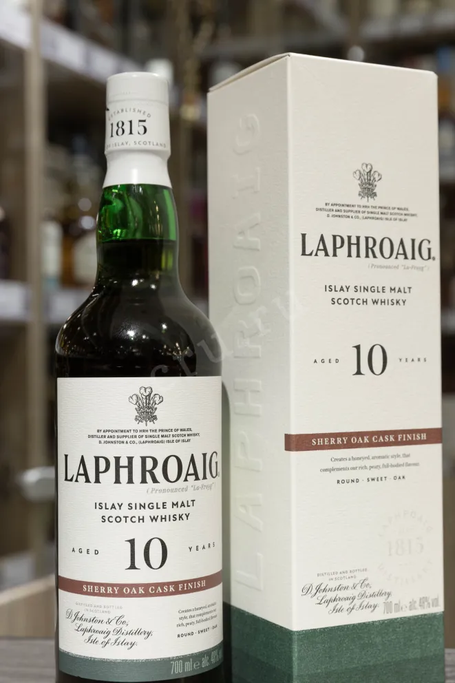 В магазине Крю Профи Laphroaig Sherry Oak Cask Finish 10 Years Old in gift box 0.7 л