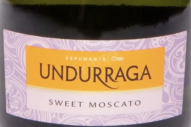 Этикетка Undurraga Sweet Moscato DO 2024 0.75 л