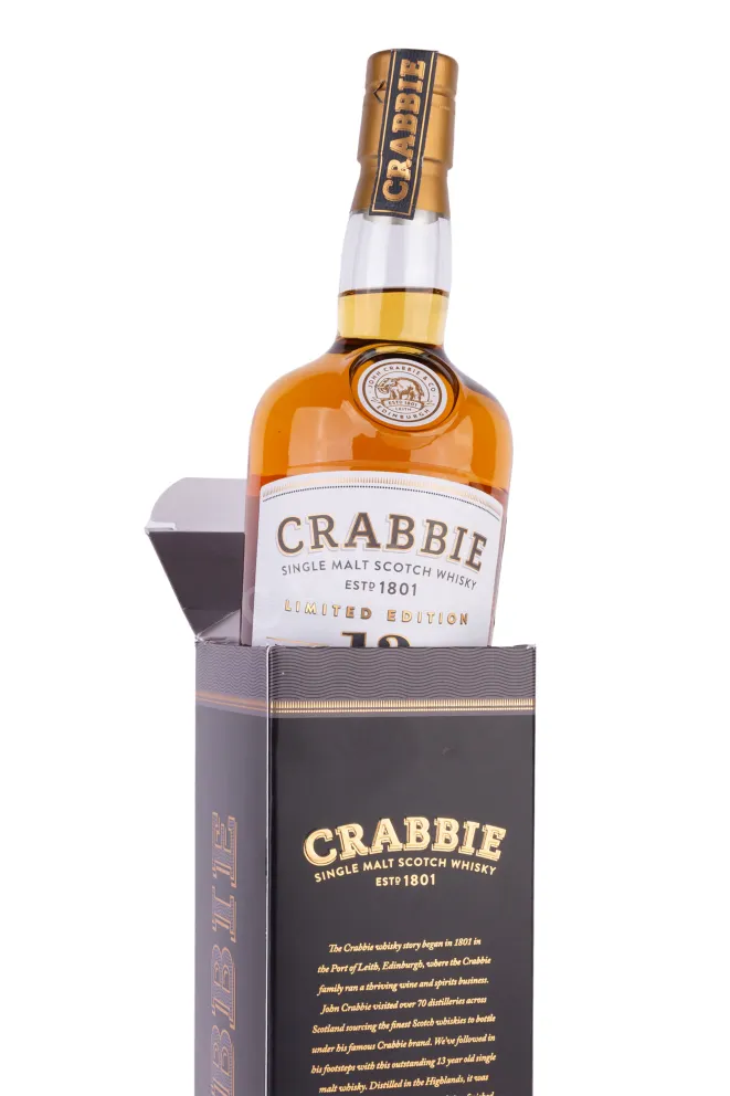 В подарочной коробке Crabbie Romandolo 13 Years Old gift box 0.7 л