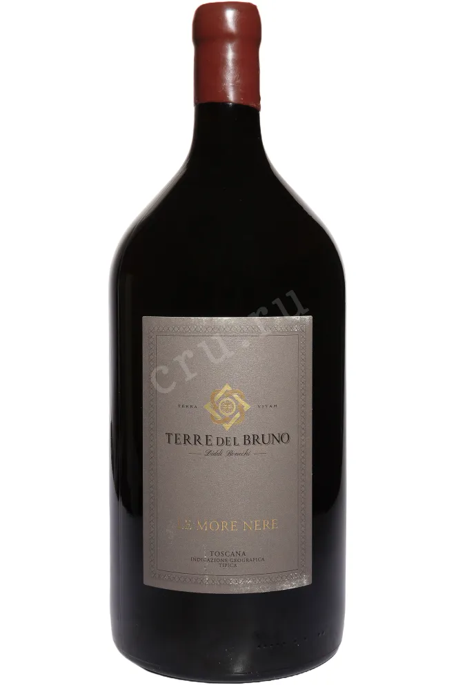 Бутылка Terre del Bruno Le More Nere Toscana IGT in wooden box 2021 3 л