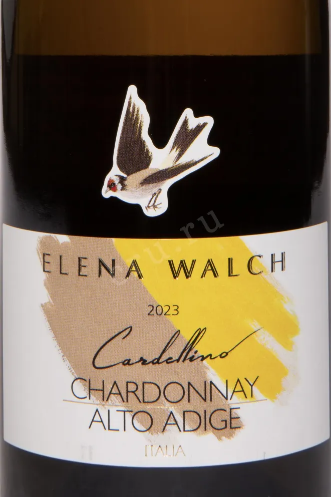 Этикетка Elena Walch Cardellino Chardonnay Alto Adige DOC 2023 0.75 л