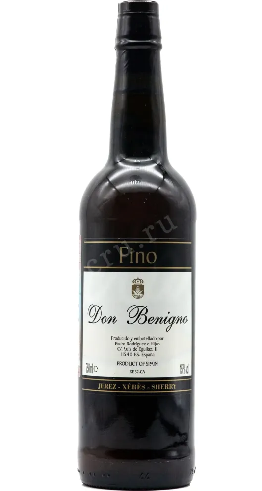 Херес Don Benigno Fino  0.75 л