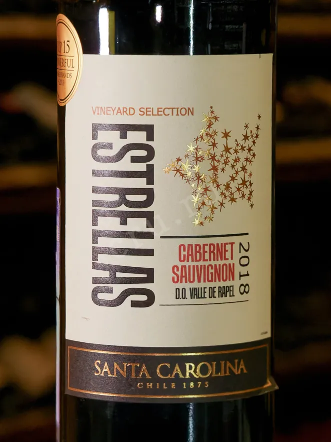 В магазине Крю Профи Estrellas Cabernet Sauvignon 2018 0.75 л